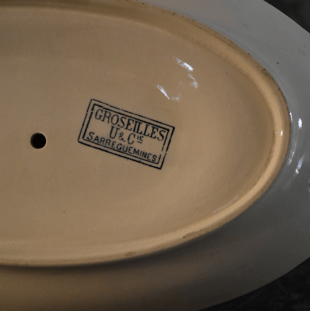 Saucière Ancienne U&Cie SARREGUEMINES 