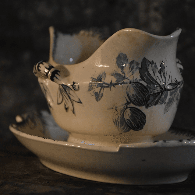 Saucière Ancienne U&amp;Cie SARREGUEMINES 